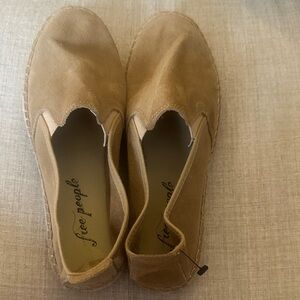 Free People Light Brown Slip-On Loafers - NWOT